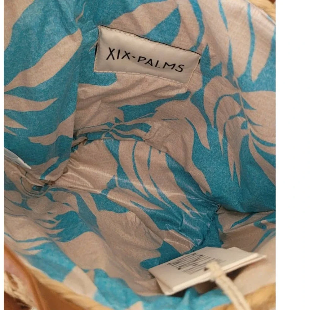 XIX Palms Straw Mini Backpack Handmade One of a Kind